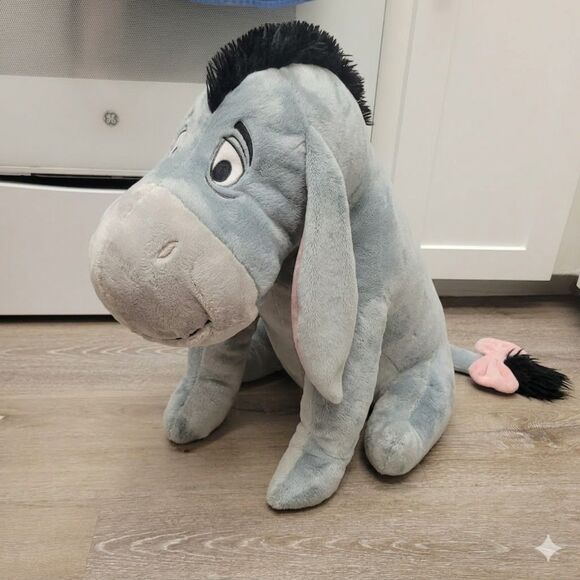 Disney Parks Eeyore Stuffed Plush Huge Jumbo Large 25” - Picture 2 of 5